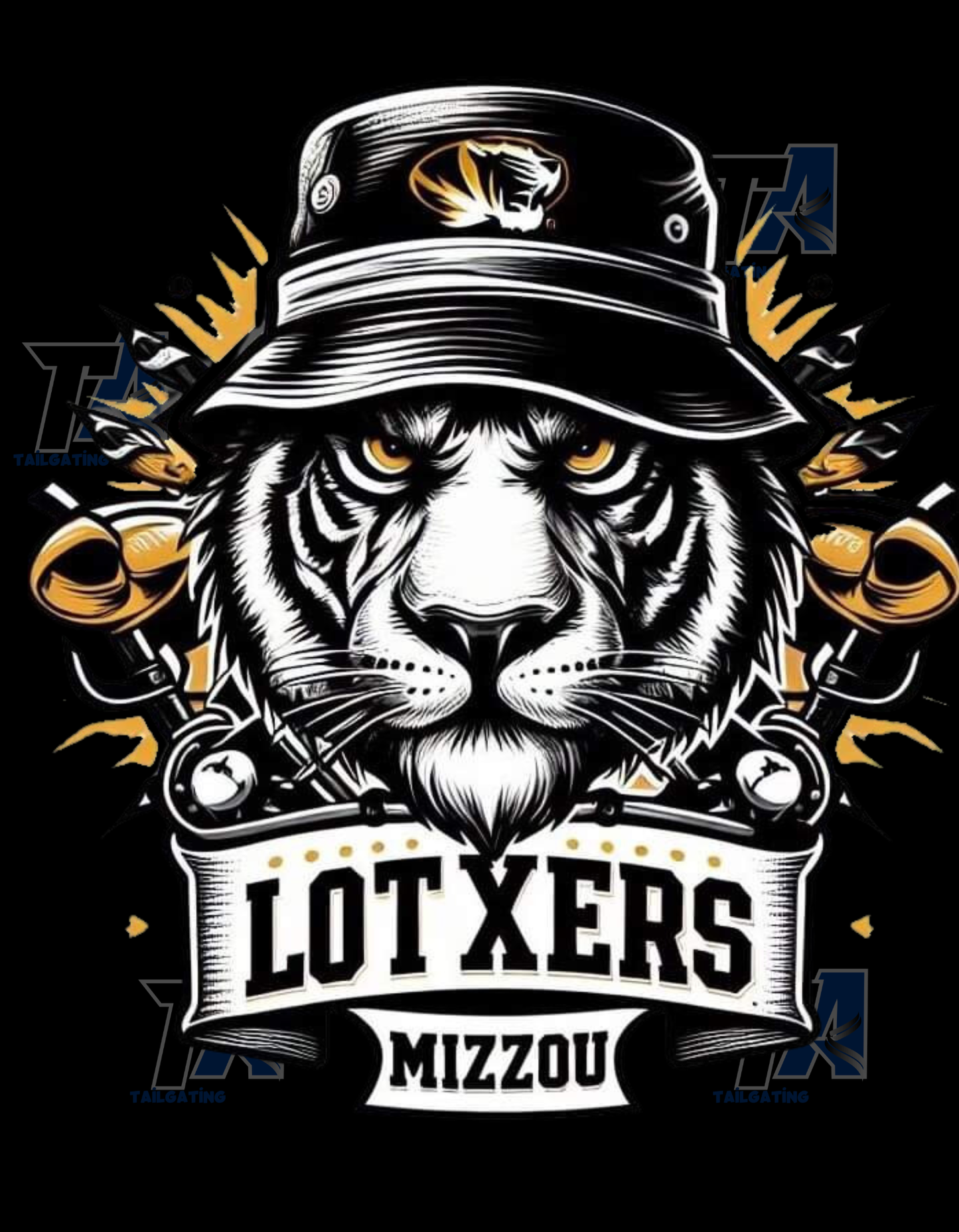 Mizzou Lot Xers T-shirt - Black